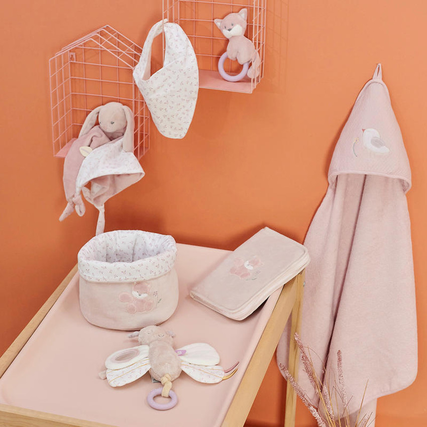 Set de bain Cape de bain + gant Alice & Pomme 