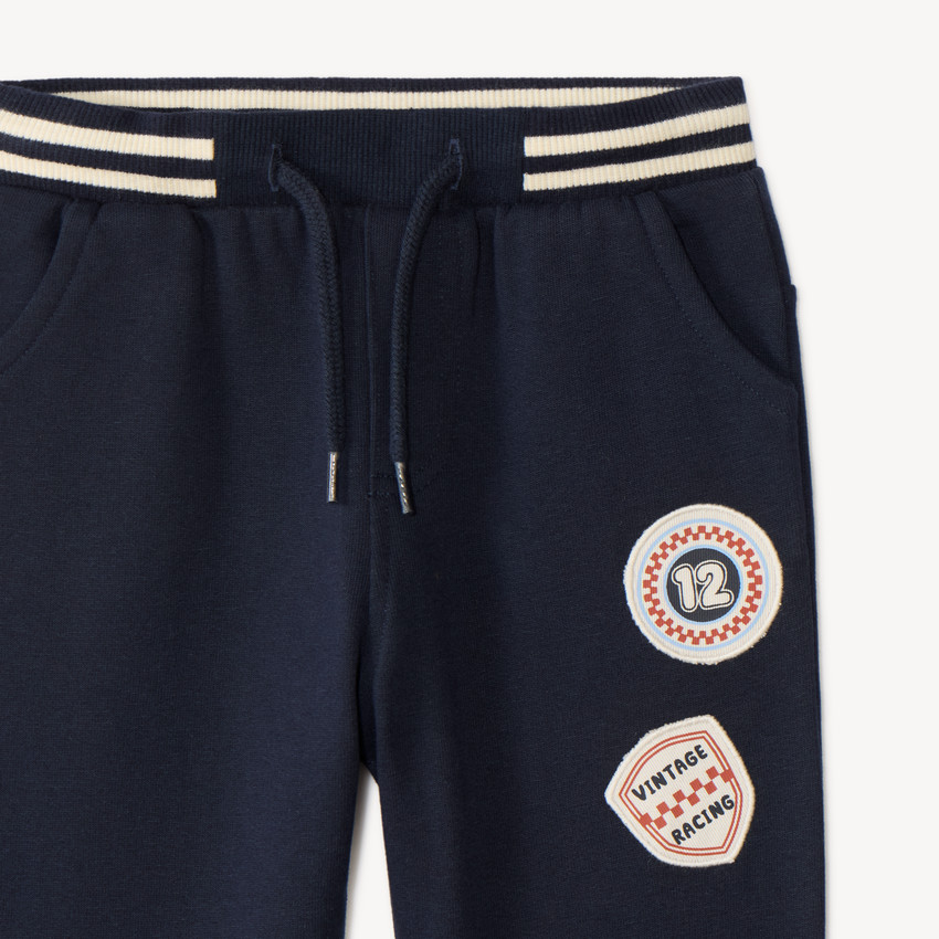 Ensemble de jogging bébé garçon broderie bouclette voiture 