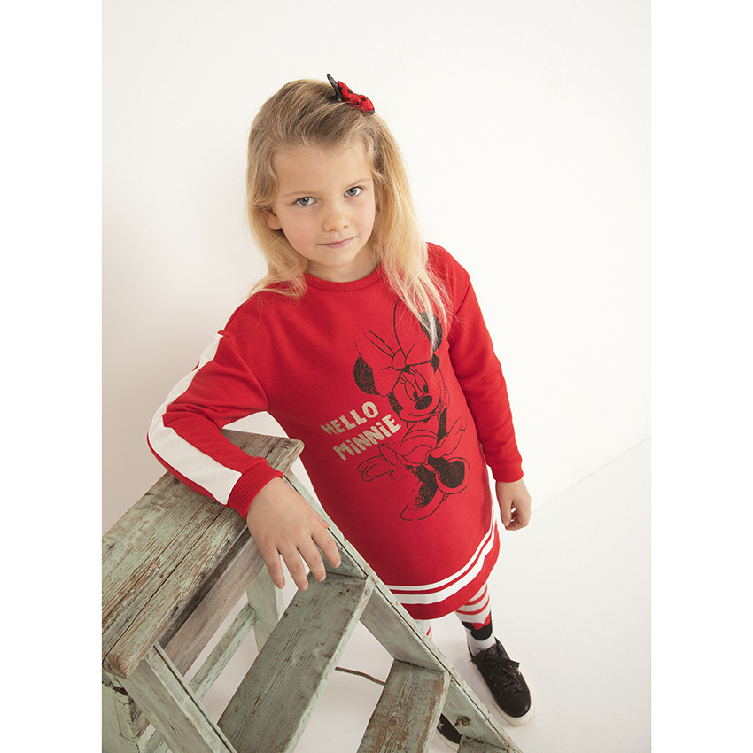 Lot de 2 collants épais Minnie Disney pour enfant fille 