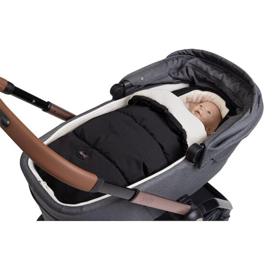 Chancelière hiver pour nacelle et poussette Black 