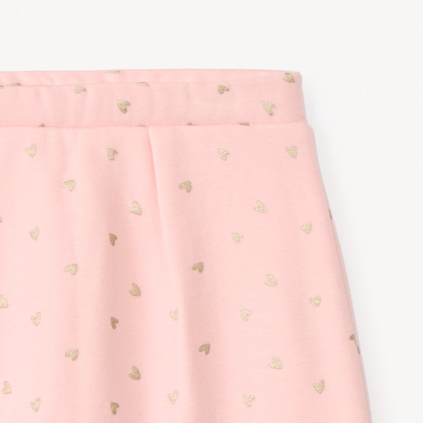 Pantalon de jogging imprimé cœurs pour bébé fille 