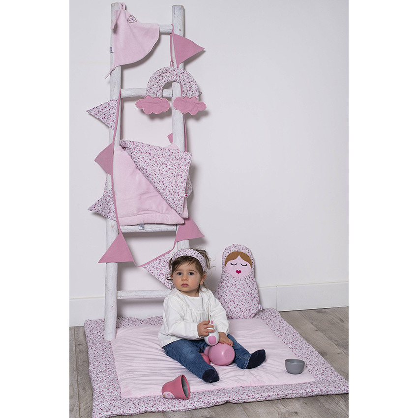 Décoration murale en forme d'arc-en-ciel - Frenchy Liberty Rose  