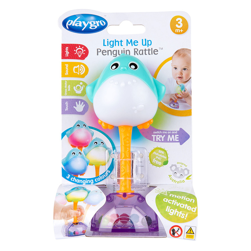Hochet pingouin - Light me up Penguin 