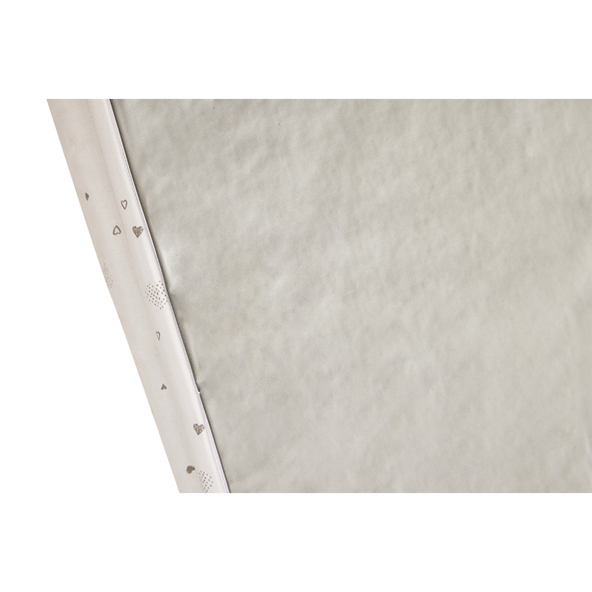 Tapis de motricité pliable 120 x 120 cm imprimé cœurs 