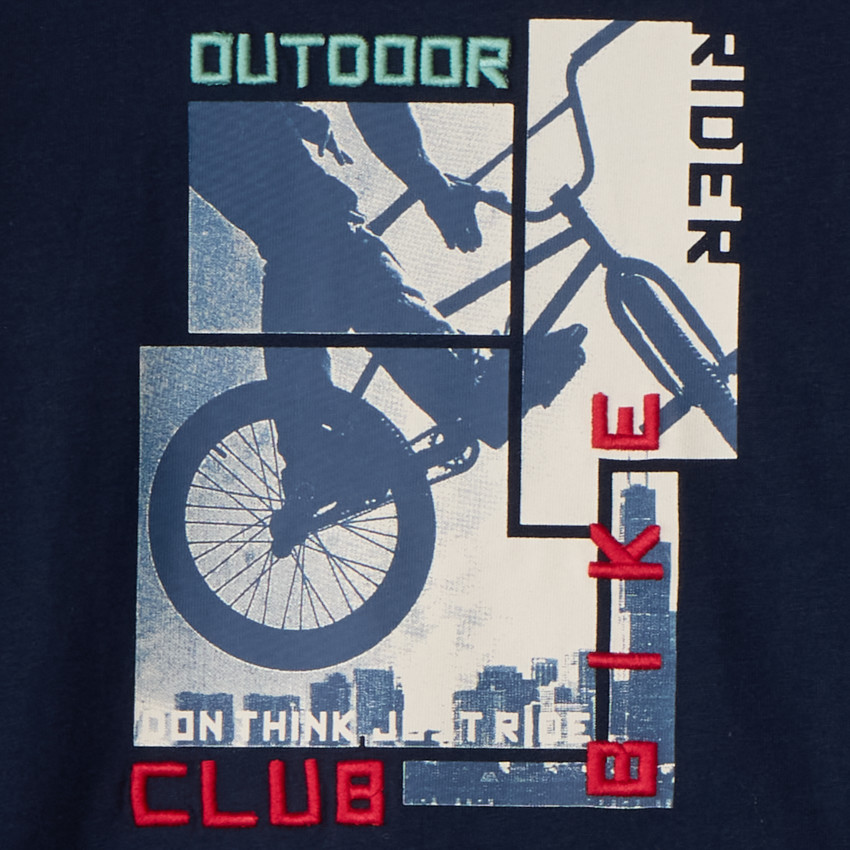 T-shirt manches longues photoprinté pour garçon 