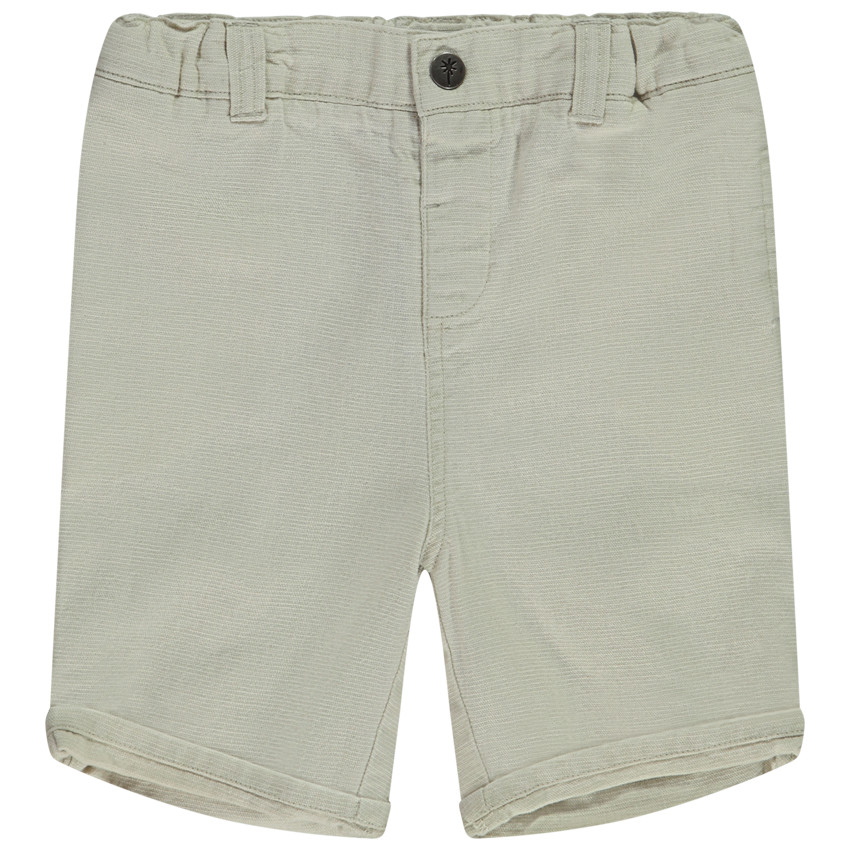 Bermuda en toile armurée pour bébé garçon