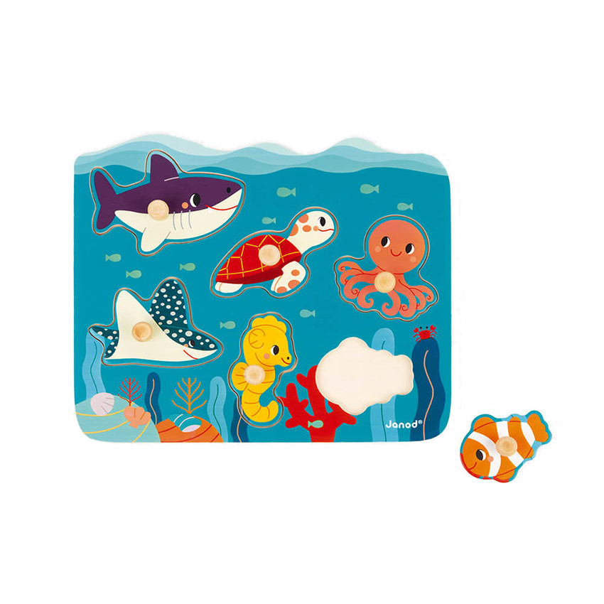 Puzzle Animaux Marins - 6 pièces  