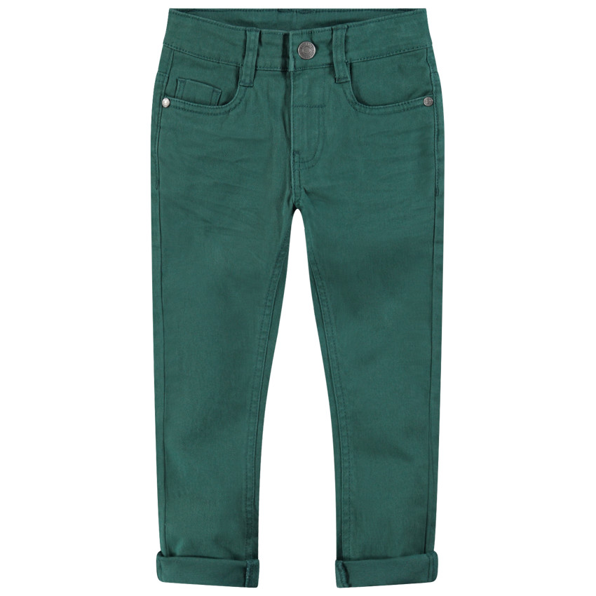 Junior - Pantalon en twill surteint avec poche fantaisie au dos