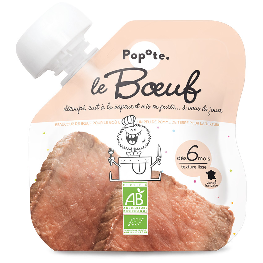 Gourde au boeuf bio - 60g Main Gourde au boeuf bio - 60g