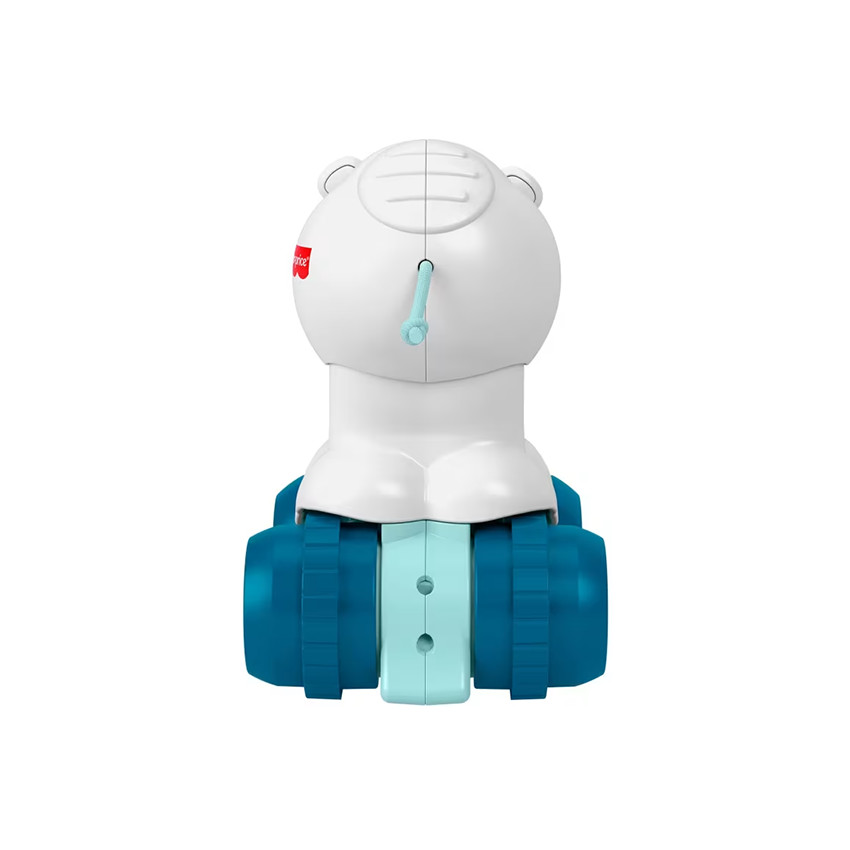 Ours polaire à poursuivre Press'N'Go blanc 