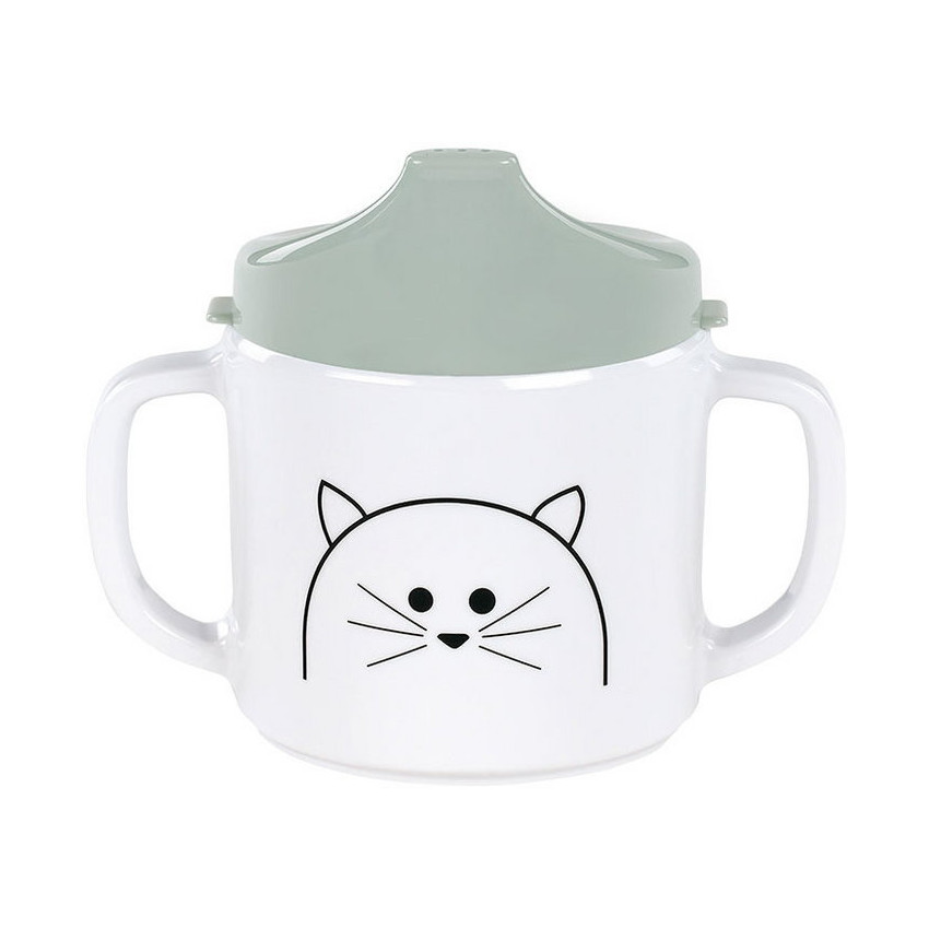 Tasse d'apprentissage bec verseur Little chums chat 