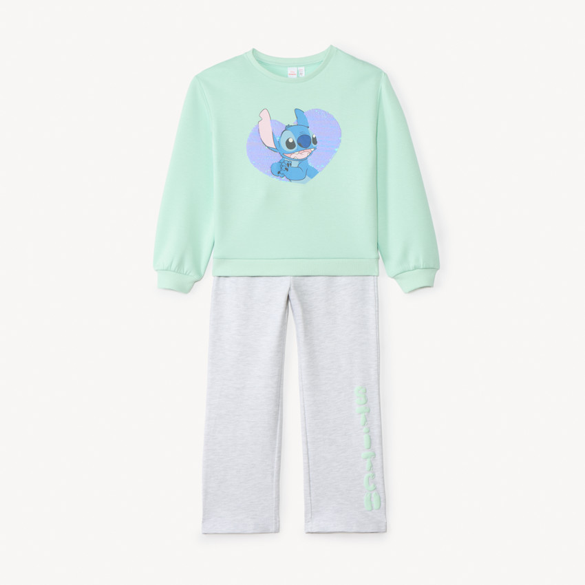 Ensemble jogging molleton Stitch Disney fille 