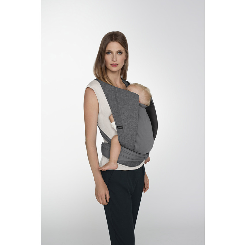 Porte-bébé Yema Tie - Denim Manhattan Grey 