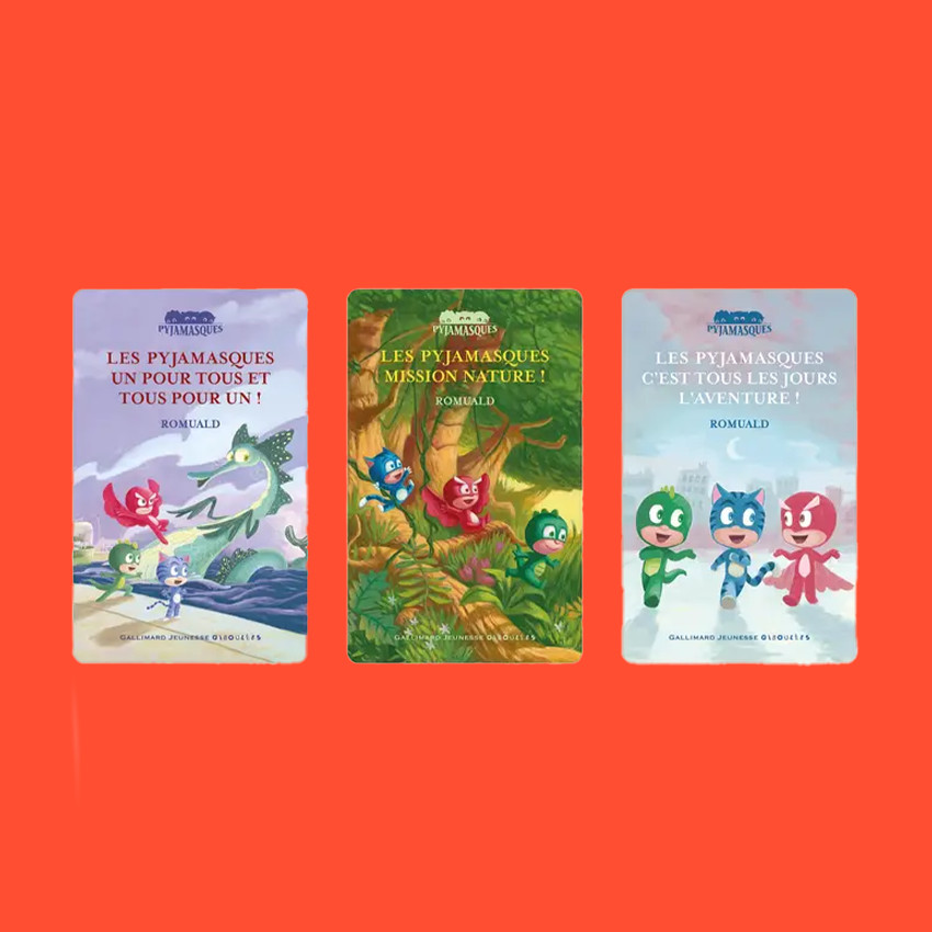Pack de 3 cartes à écouter Collection Pyjamasques 