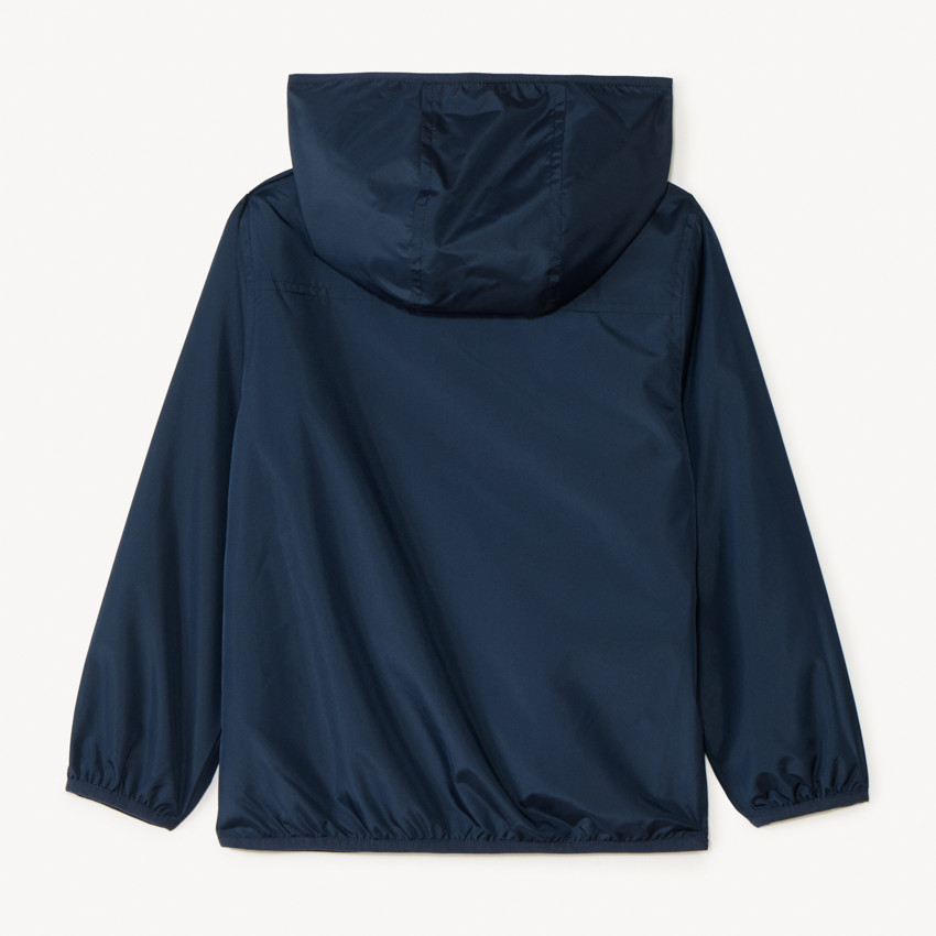 Coupe-vent à capuche en toile imperméable pour fille 