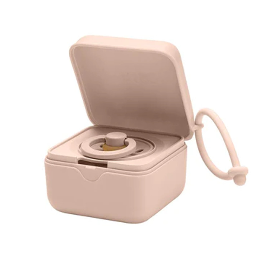 DUMMY BOX BIBS PACIFIER BOX BLUSH