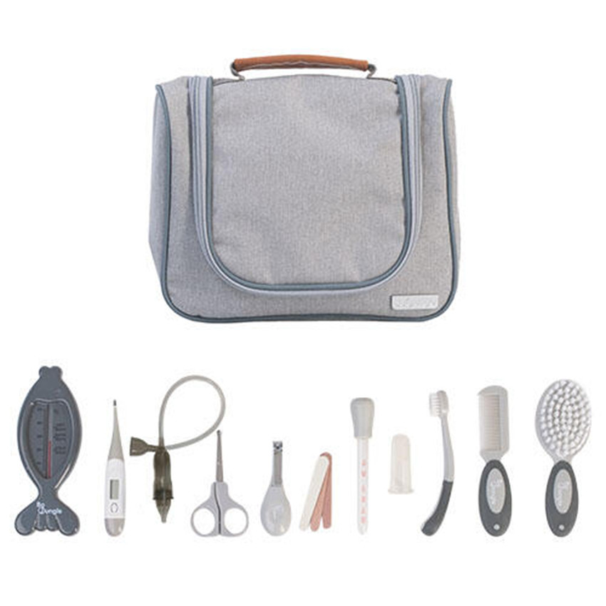 Trousse et set de soin Luxe complet – Gris 