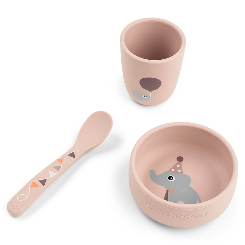 Coffret Premier repas 3 pièces Celebration Rose 