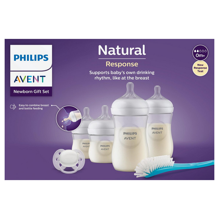 Biberons Kit Nouveau-né Natural Response 3.0 - Transparent (Avent) - Image 2