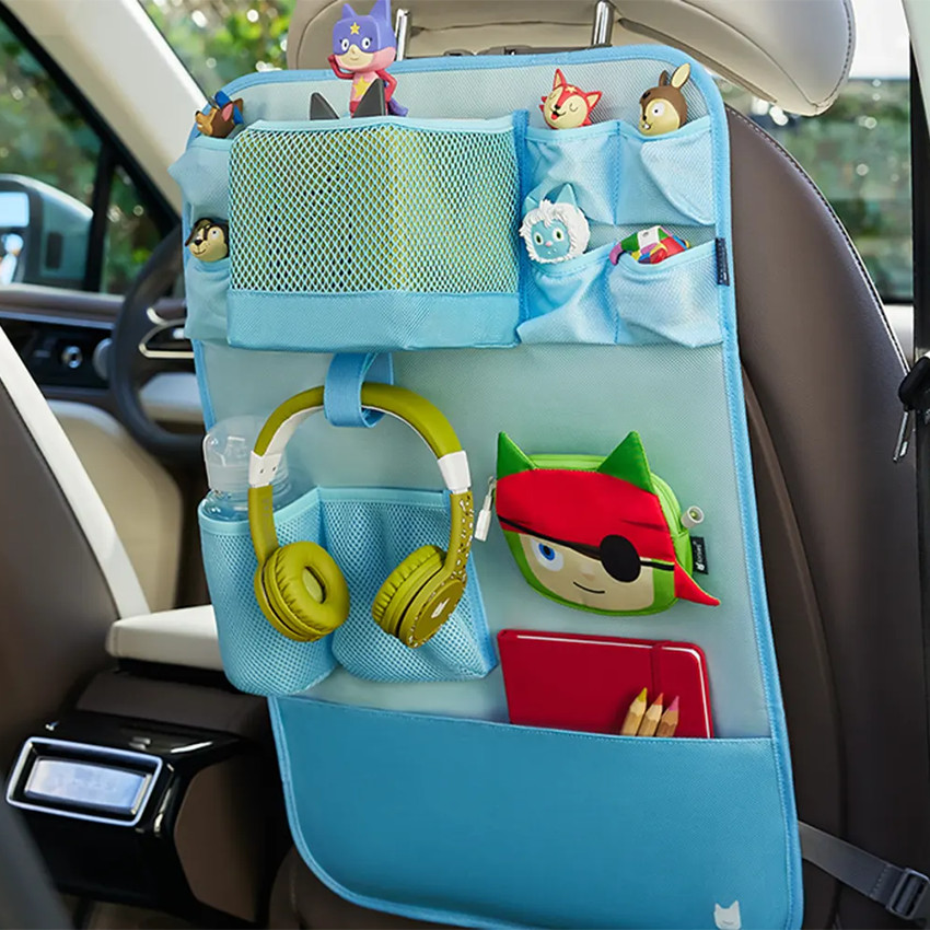 Organiseur de voiture + mini sac Pirate bleu 