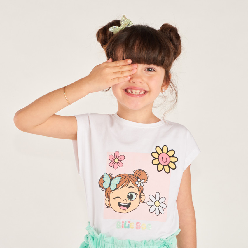Ensemble 2 pièces t-shirt + short Billie Boo pour fille 