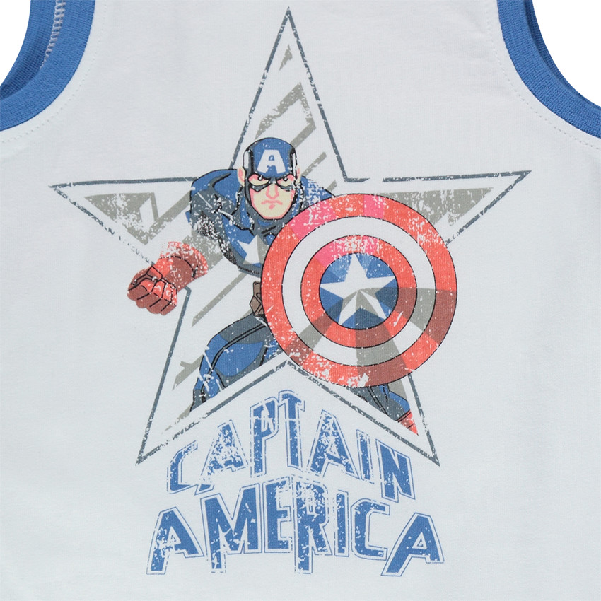 Pyjama en jersey Marvel print Captain America Main Pyjama en jersey Marvel print Captain America