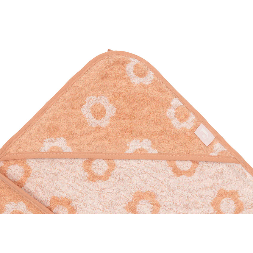 Cape de bain éponge 75x75cm Jacquard Flower 