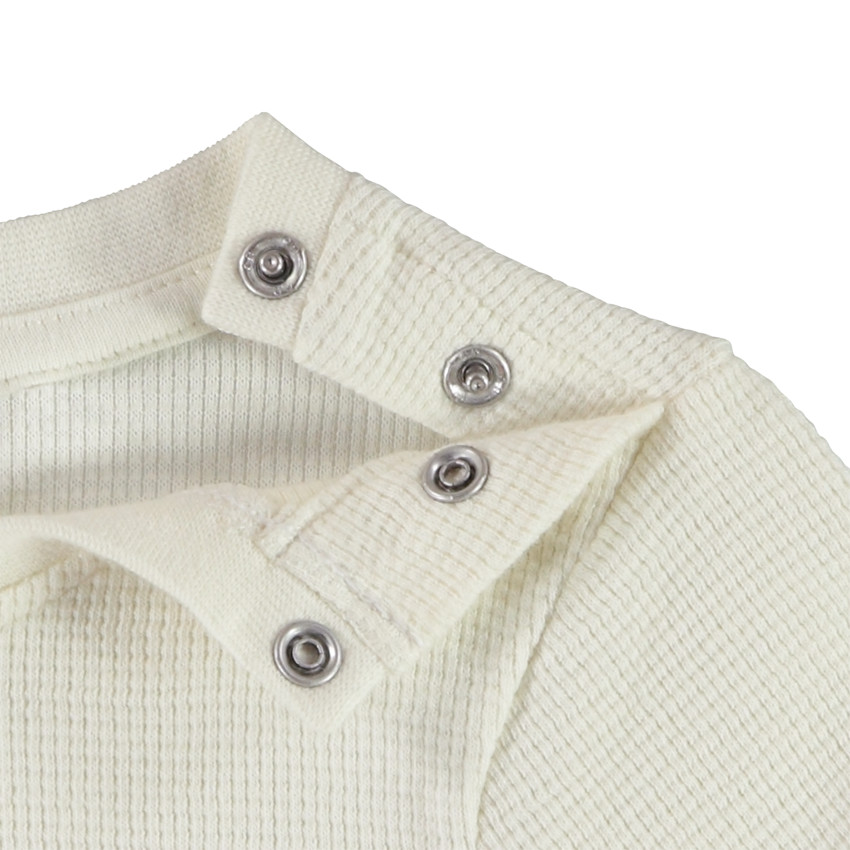 T-shirt manches longues effet nid d'abeille pour bébé garçon 