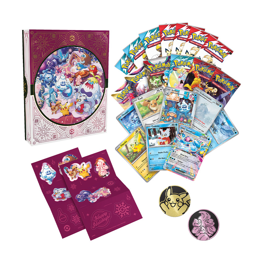 Calendrier des fêtes de Noël Pokémon 2025 