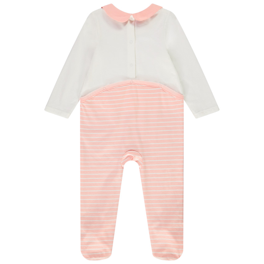 Dors-bien en jersey bicolore Minnie Disney pour bébé fille 