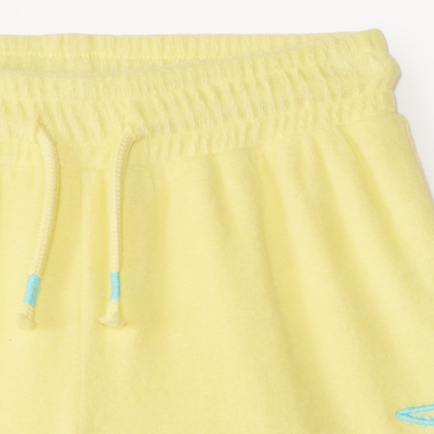 Short en éponge broderie étoile de mer pour fille 