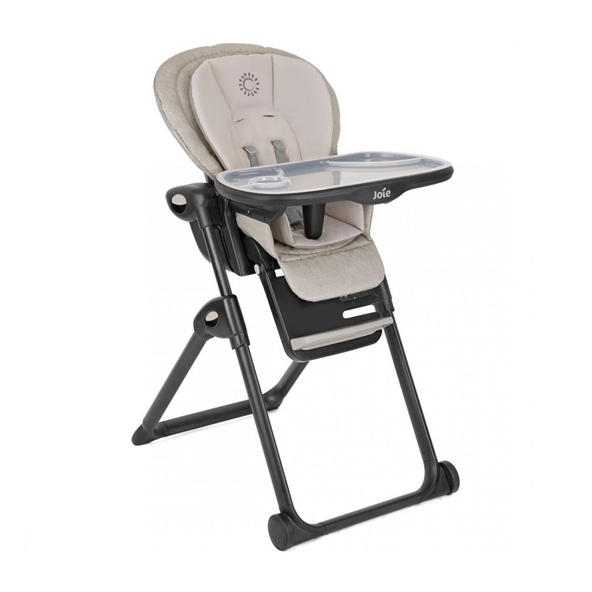 Chaise haute réglable au 07 niveaux avec roulettes pour bébé