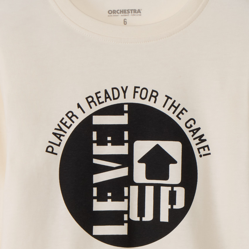 T-shirt manches longues printé pour garçon 