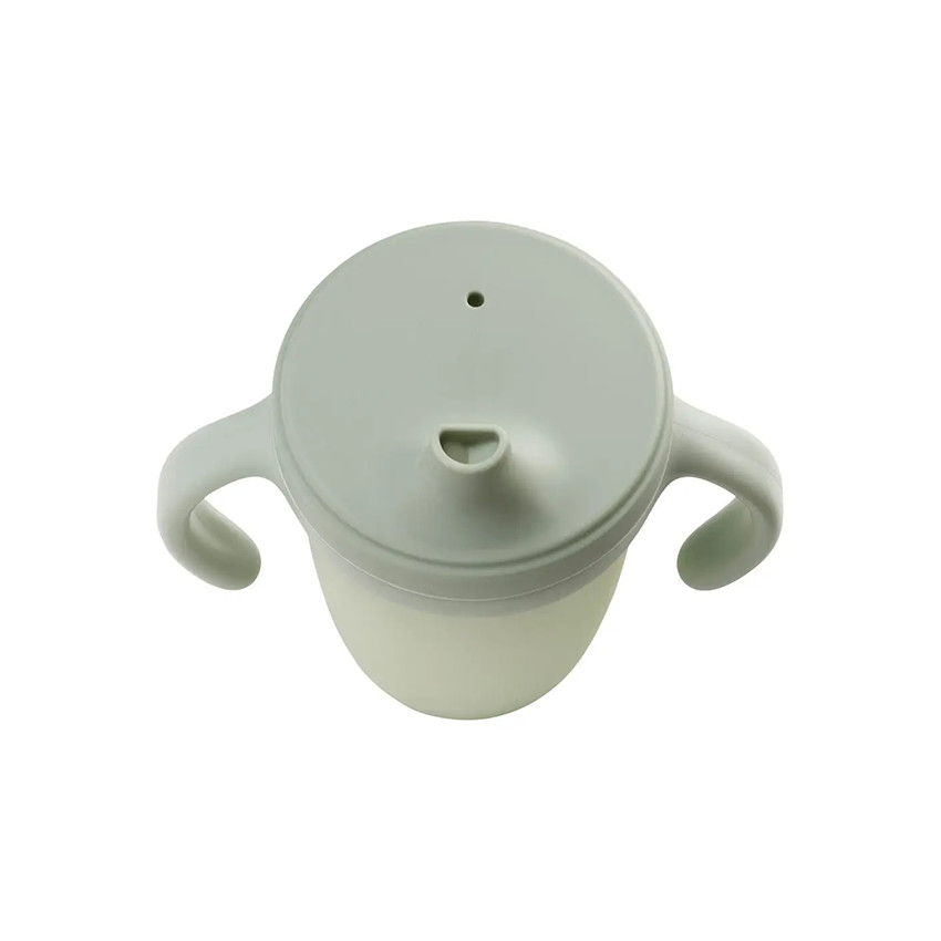 Tasse évolutive en silicone avec anses amovibles  
