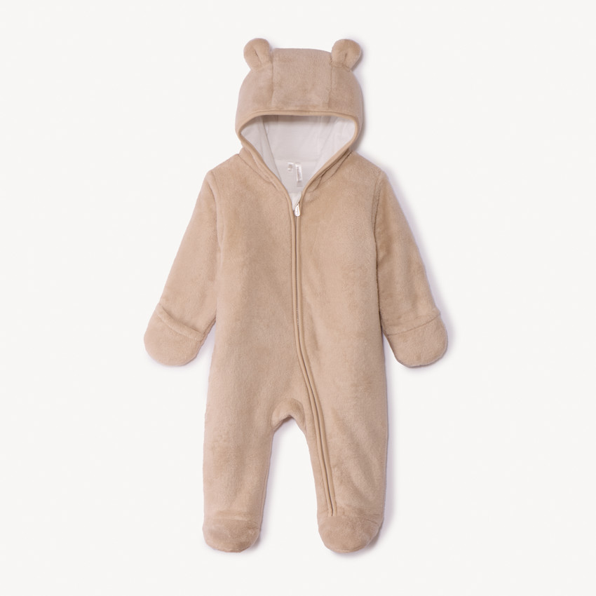 Combi-pilote en sherpa uni ourson pour bébé garçon