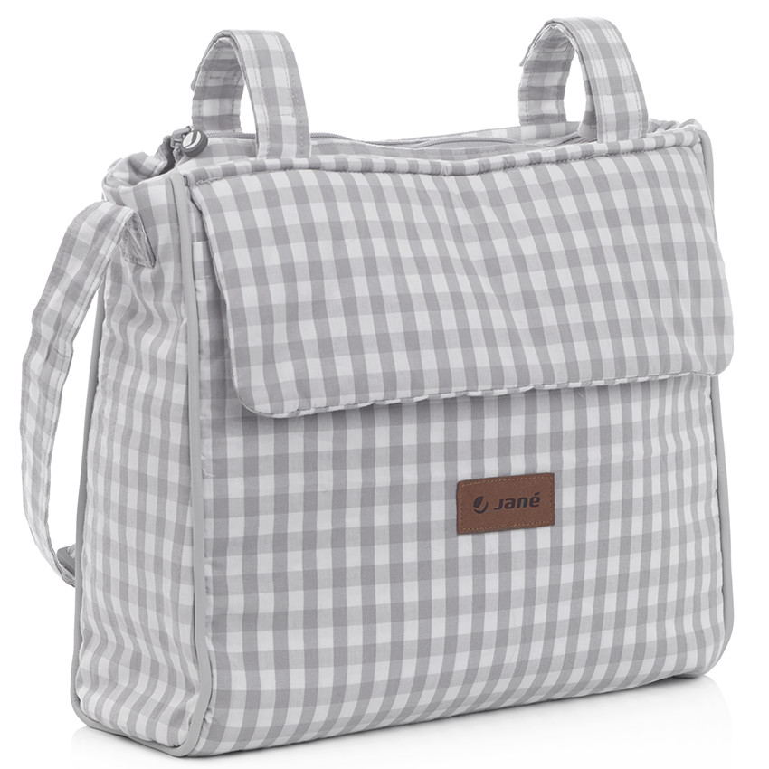 Jané - Sac à langer Mama Bag - Vichy Pearl - Blanc