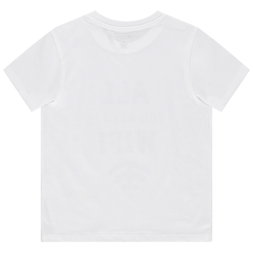 T-shirt manches courtes en coton bio avec message printé 