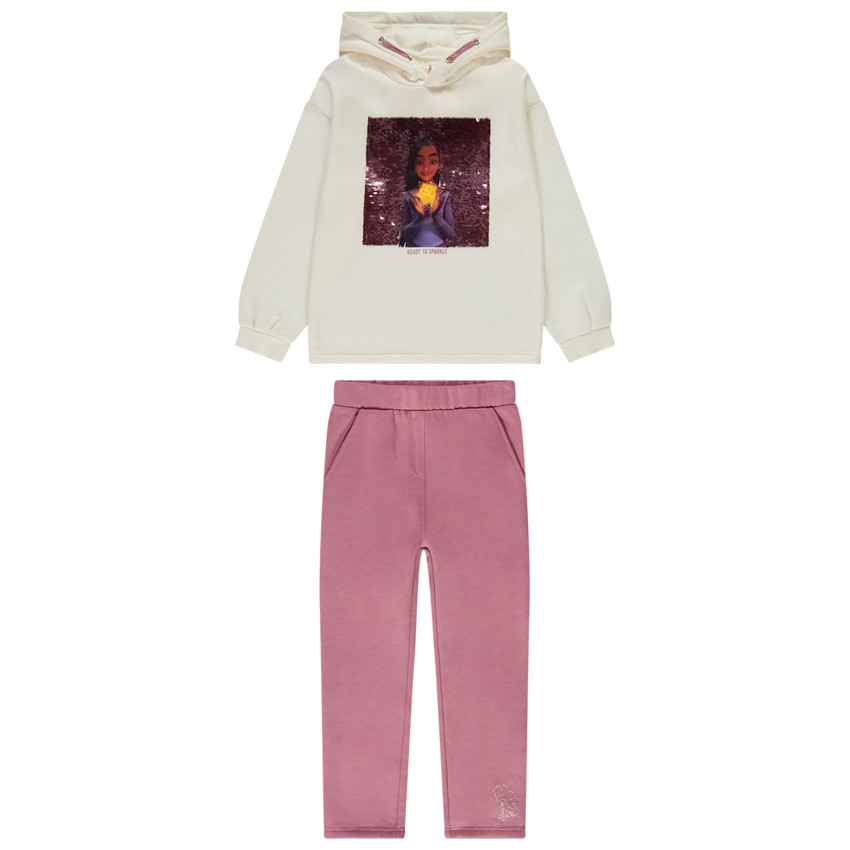 Ensemble jogging avec sequins magiques Wish Disney pour fille