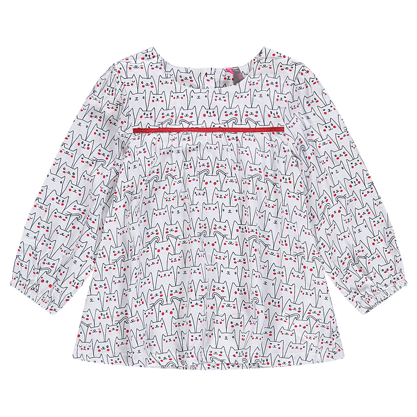 Tunique imprimée chats 