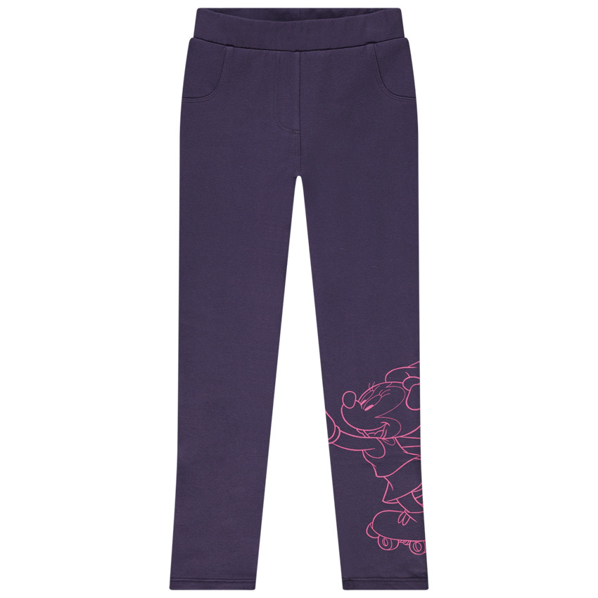 Jegging en molleton print Minnie Disney pour fille