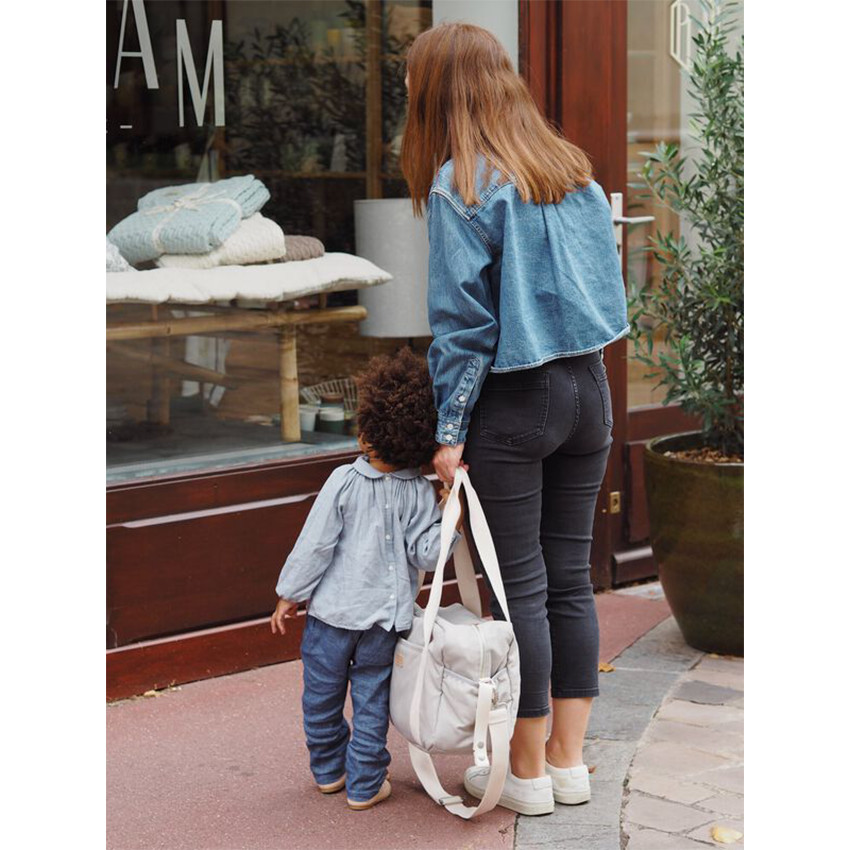 Sac à langer Paris Gris perle 