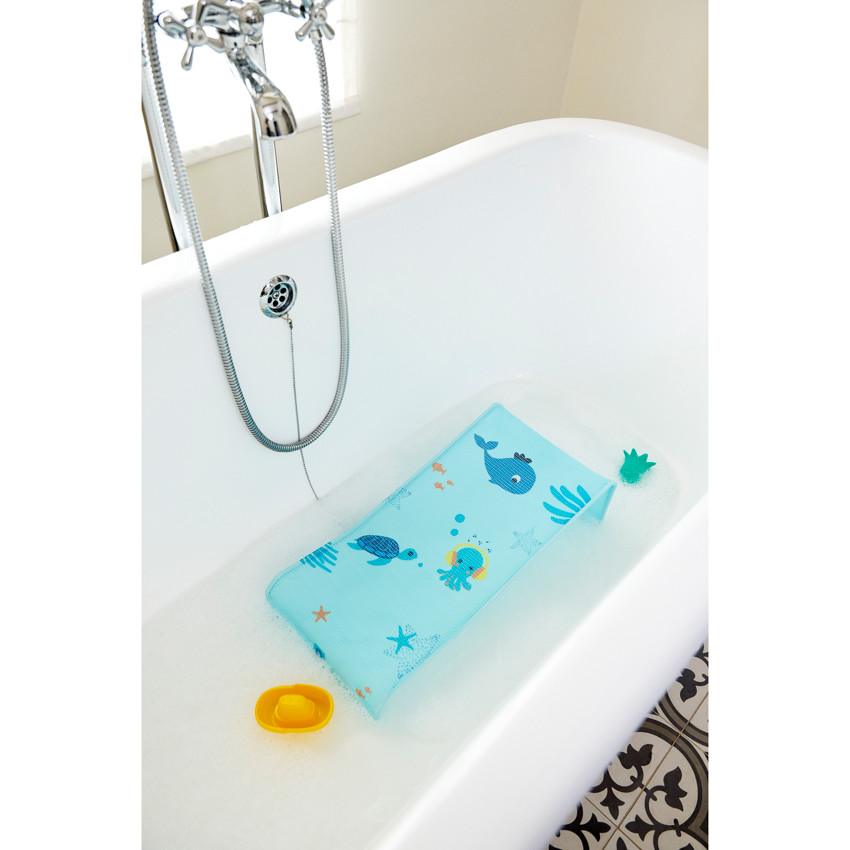 Transat de bain en mesh Aloha bleu 