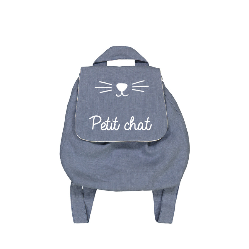 Sac à dos Petit chat - Bleu - Bleu