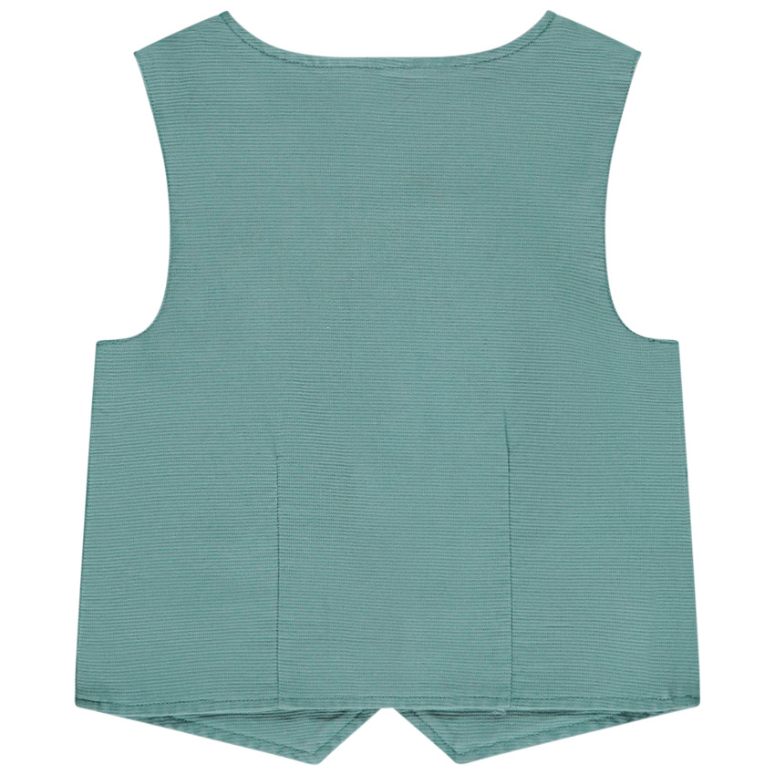 Gilet de cérémonie type serveur pour bébé garçon 