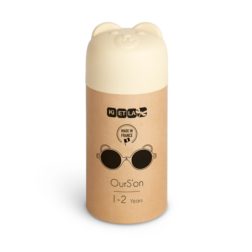 Lunettes de soleil Incassables Ourson 1-2 ans Crème 