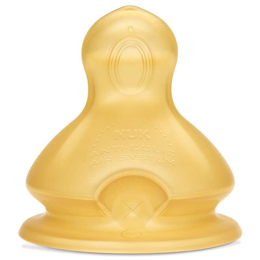 Set de 2 tétines physiologiques First Choice+ - Latex 6m+ Large 