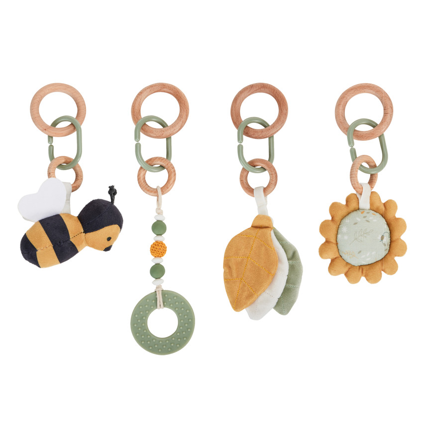 Set de 4 jouets pour arche Promenade Bucolique vert