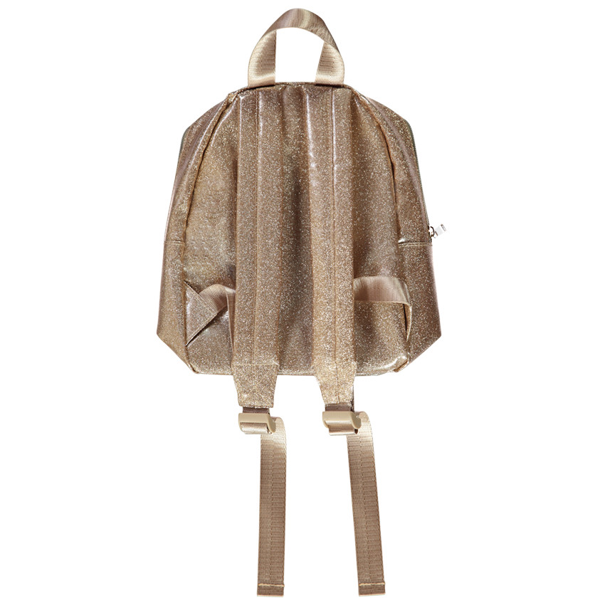 Sac à doré pailleté patchs cœurs pour fille 