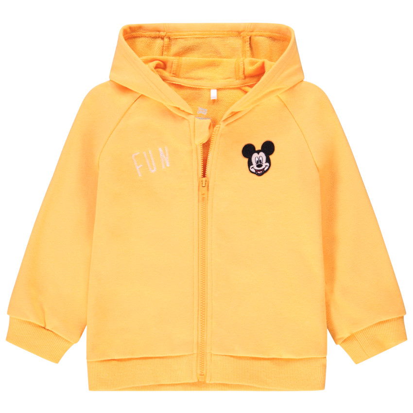 Gilet avec capuche en molleton Mickey Disney pour bébé garçon 