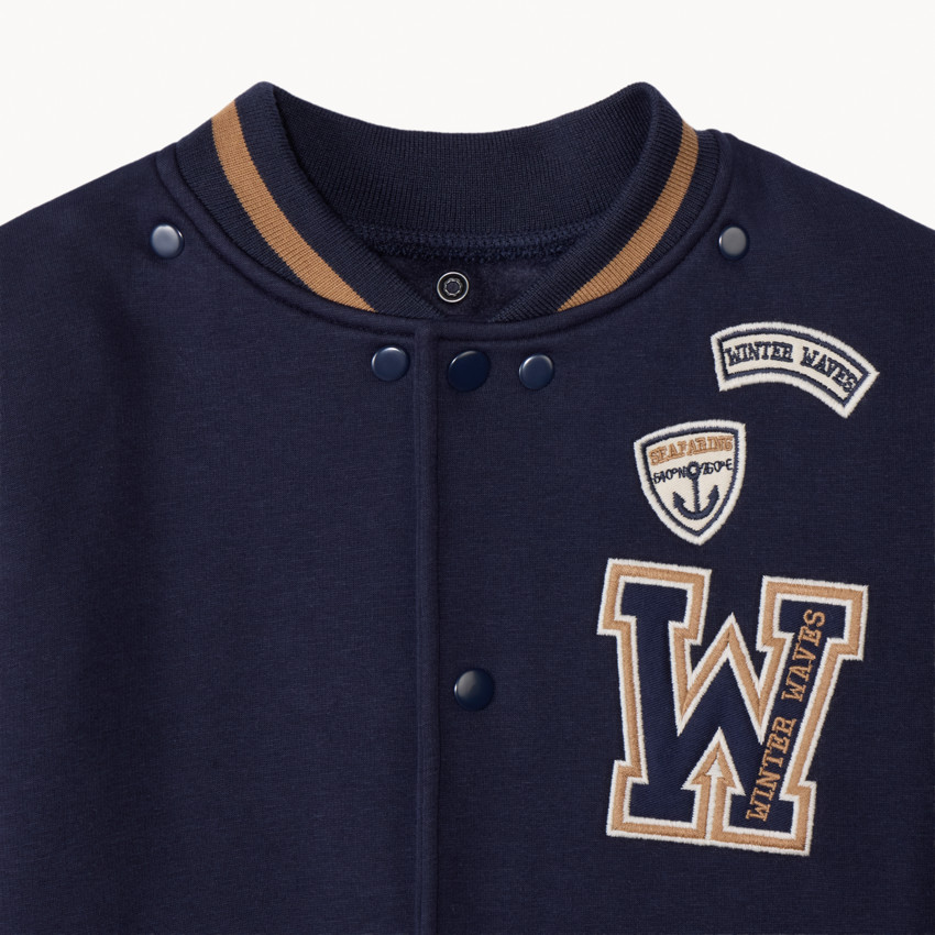 Veste à capuche et col teddy contrecollé pour garçon  